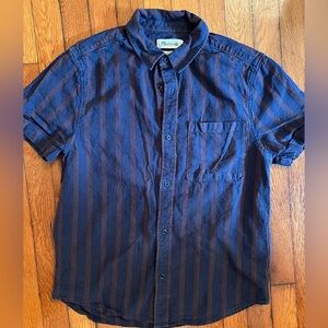 Madewell men’s short sleeve button down shirt